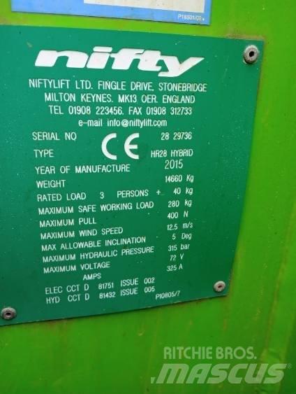 Niftylift HR 28 Zglobne podizne platforme