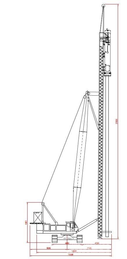 Hitachi KH300-3 PD Derik kranovi