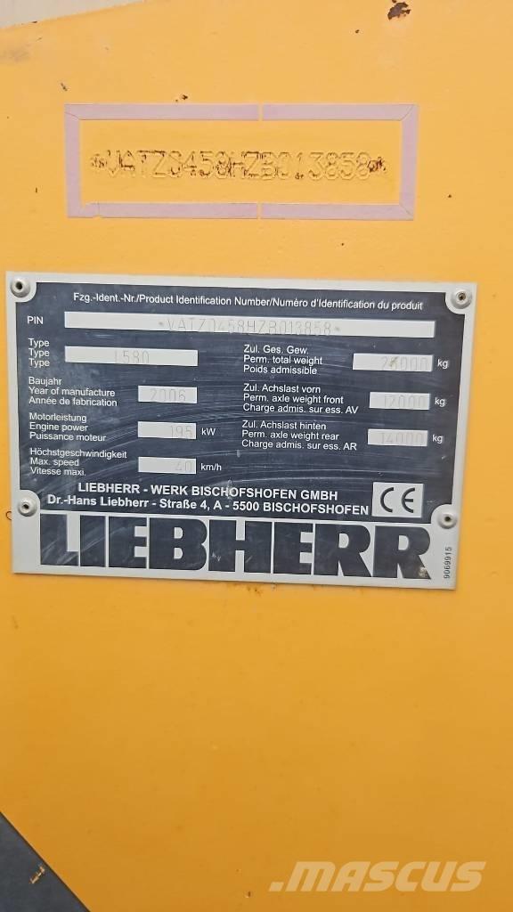 Liebherr L 580 Utovarivači na točkove