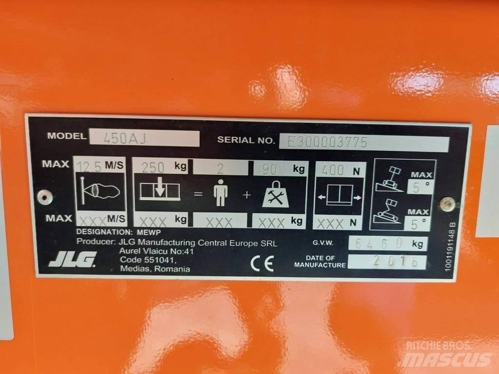 JLG 450 AJ Zglobne podizne platforme