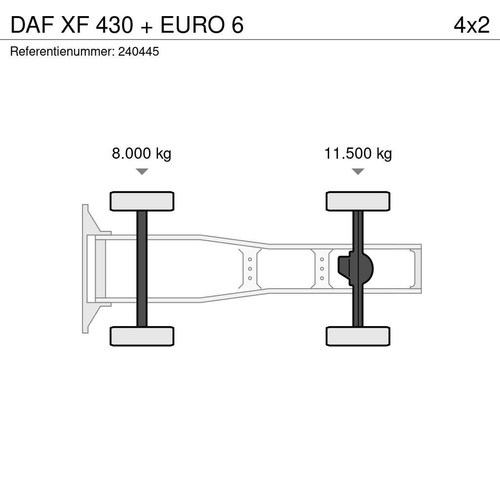 DAF XF 430 + EURO 6 Tegljači