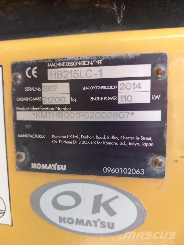 Komatsu HB 215 LC-1 Elektronika