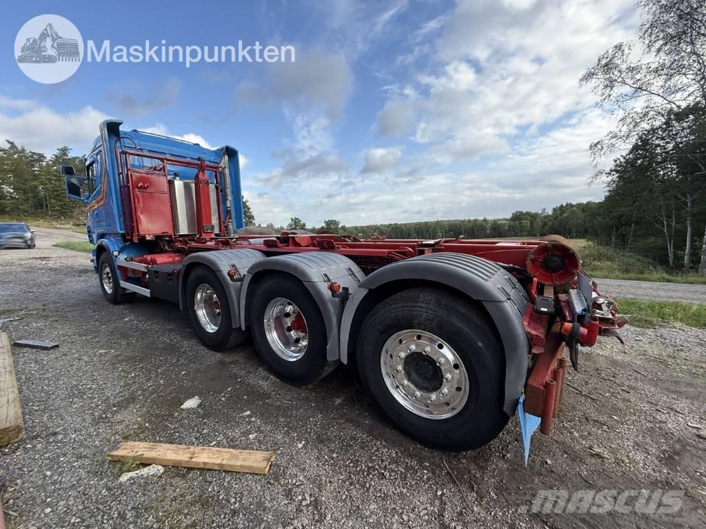 Scania R 480 LB Rol kiper kamioni sa kukom za podizanje tereta