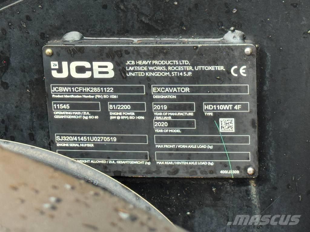 JCB 110 W Hydradig Bageri točkaši