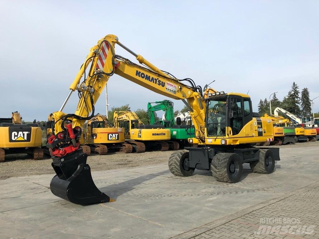 Komatsu PW180-7EO Bageri točkaši