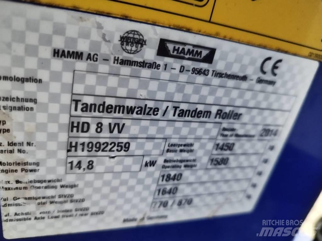 Hamm HD 8 VV Valjci sa duplim bubnjem