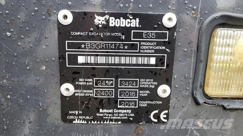 Bobcat E35 - 3500 KG Mini bageri < 7t