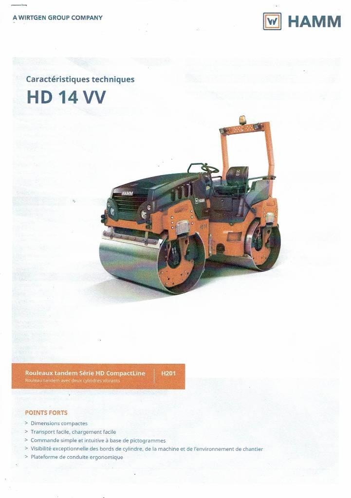 Hamm HD 14 VV Valjci sa duplim bubnjem