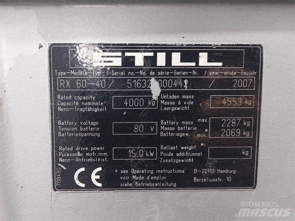 Still RX60 40 Električni viljuškari