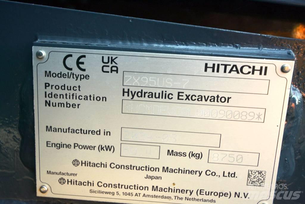 Hitachi ZX 95 US-7 Midi bageri 7t – 12t