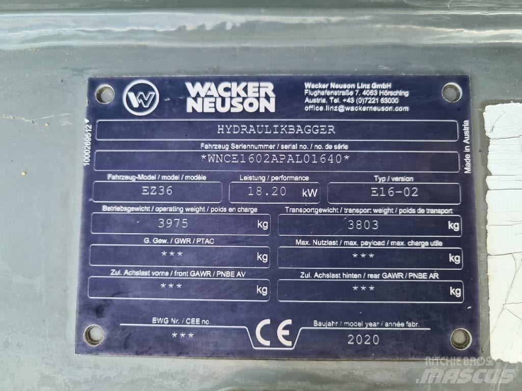 Wacker Neuson EZ36 Bageri guseničari