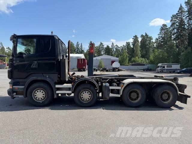 Scania R 500 Rol kiper kamioni sa kukom za podizanje tereta