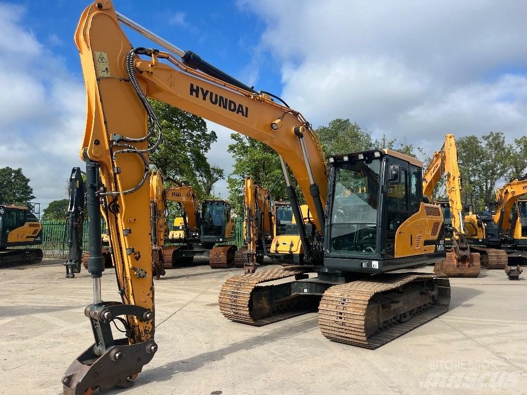 Hyundai HX140L Bageri guseničari