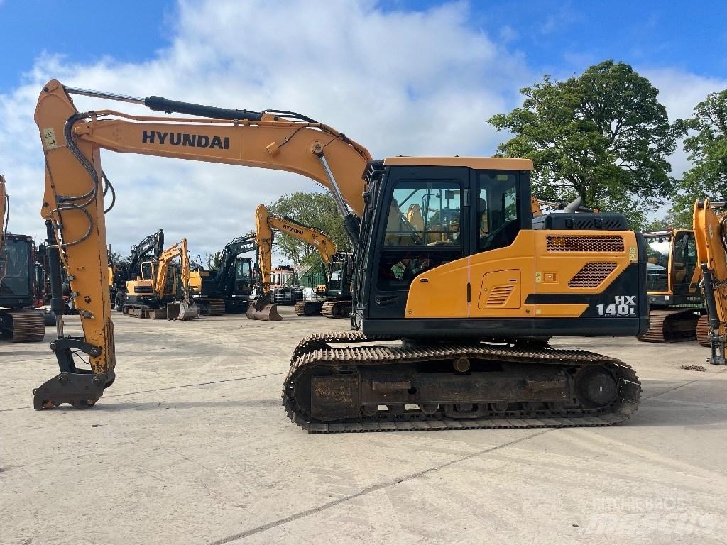 Hyundai HX140L Bageri guseničari