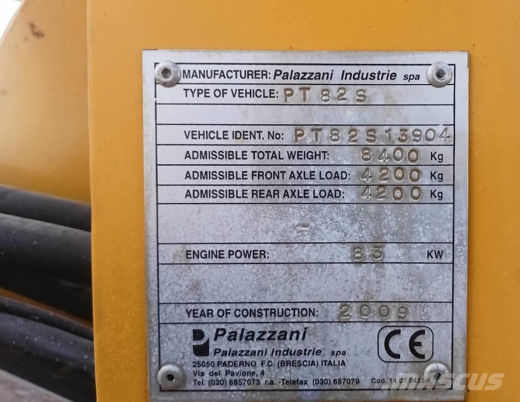 Palazzani PT82 Teleskopski utovarivači točkaši