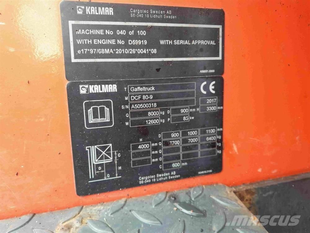 Kalmar DCF80-9 Dizelski viljuškari