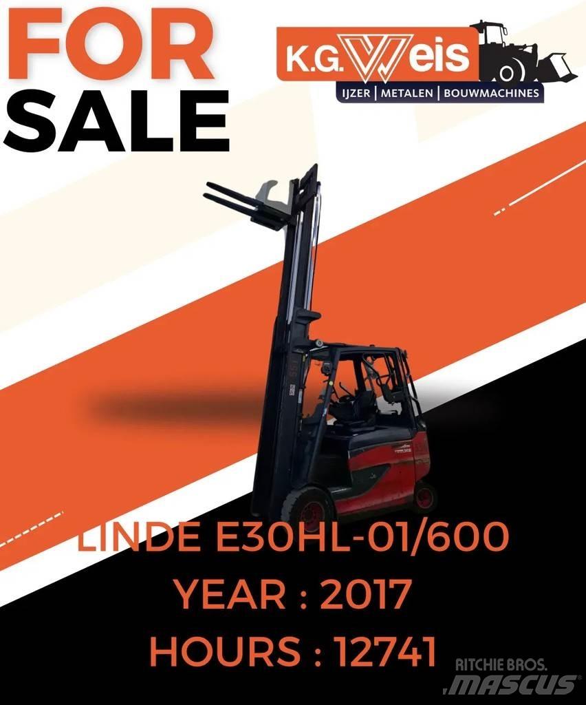 Linde E30HL01-600 Električni viljuškari