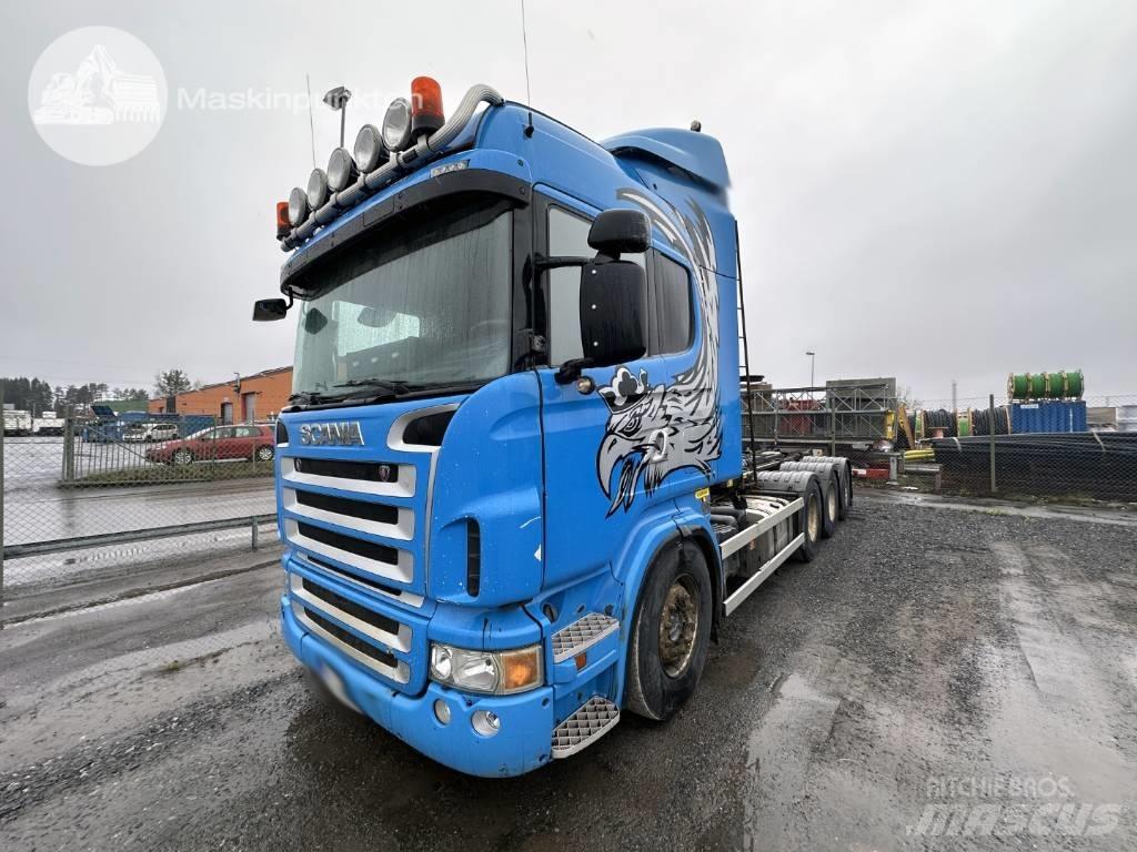 Scania R 500 LB Rol kiper kamioni sa kukom za podizanje tereta