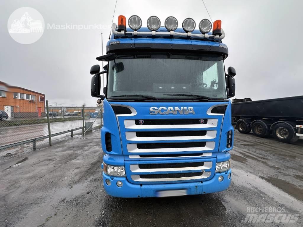 Scania R 500 LB Rol kiper kamioni sa kukom za podizanje tereta