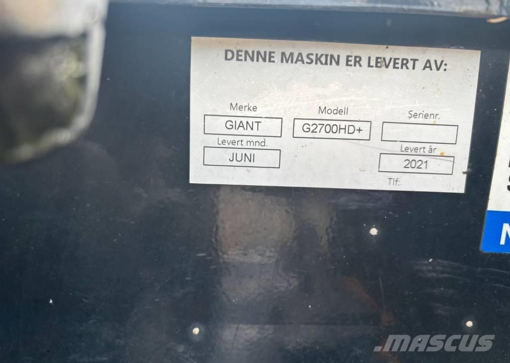 GiANT G 2700 HD Mini utovarivači