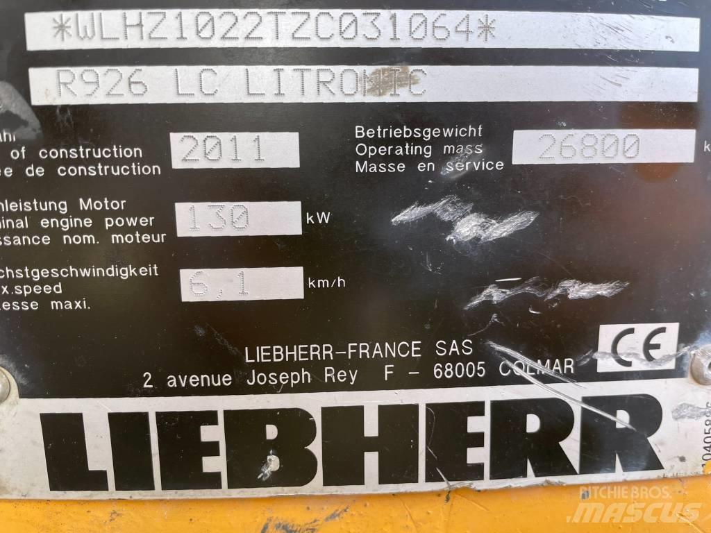 Liebherr R 926 LC Bageri guseničari