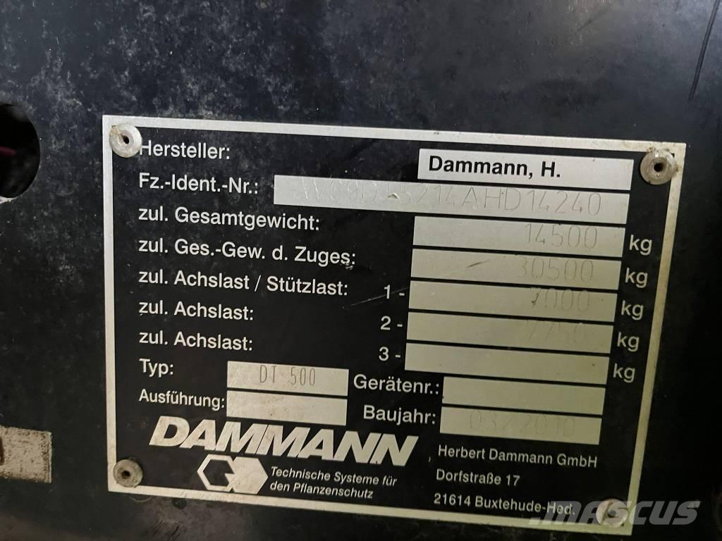 Dammann DT 500 Samohodne prskalice