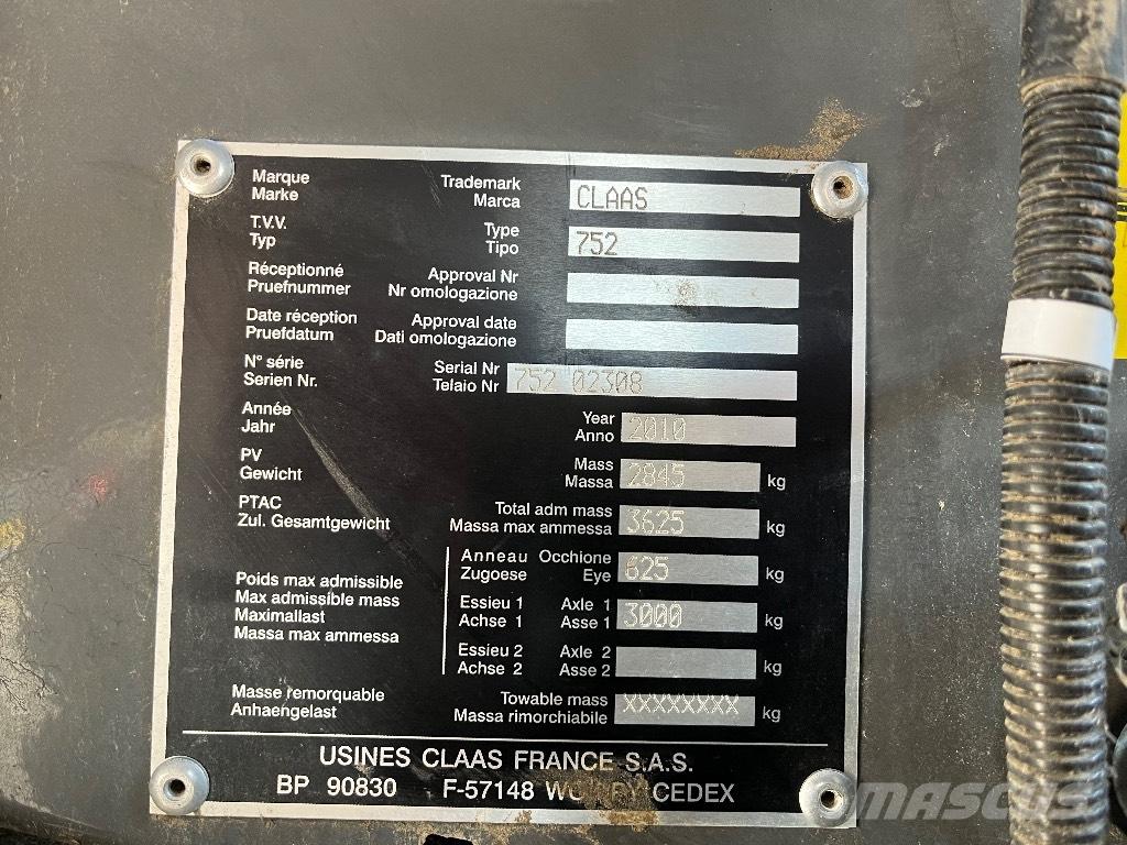 CLAAS Variant 380 Prese/balirke za rolo bale
