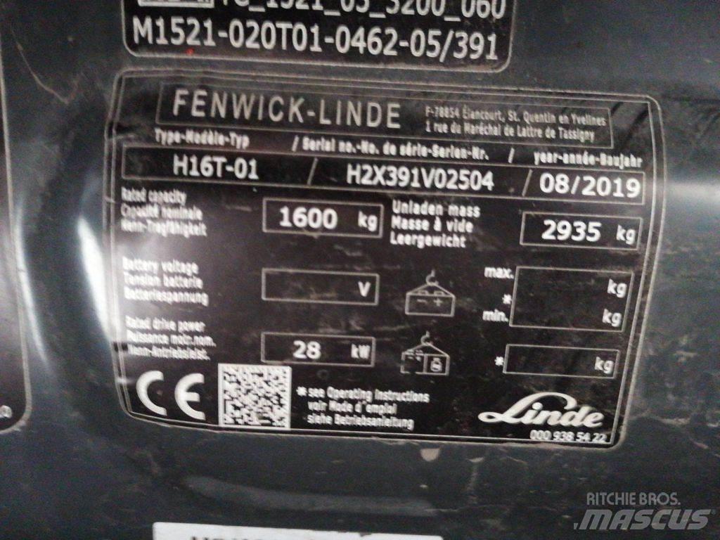 Linde H16T-01 Plinski viljuškari
