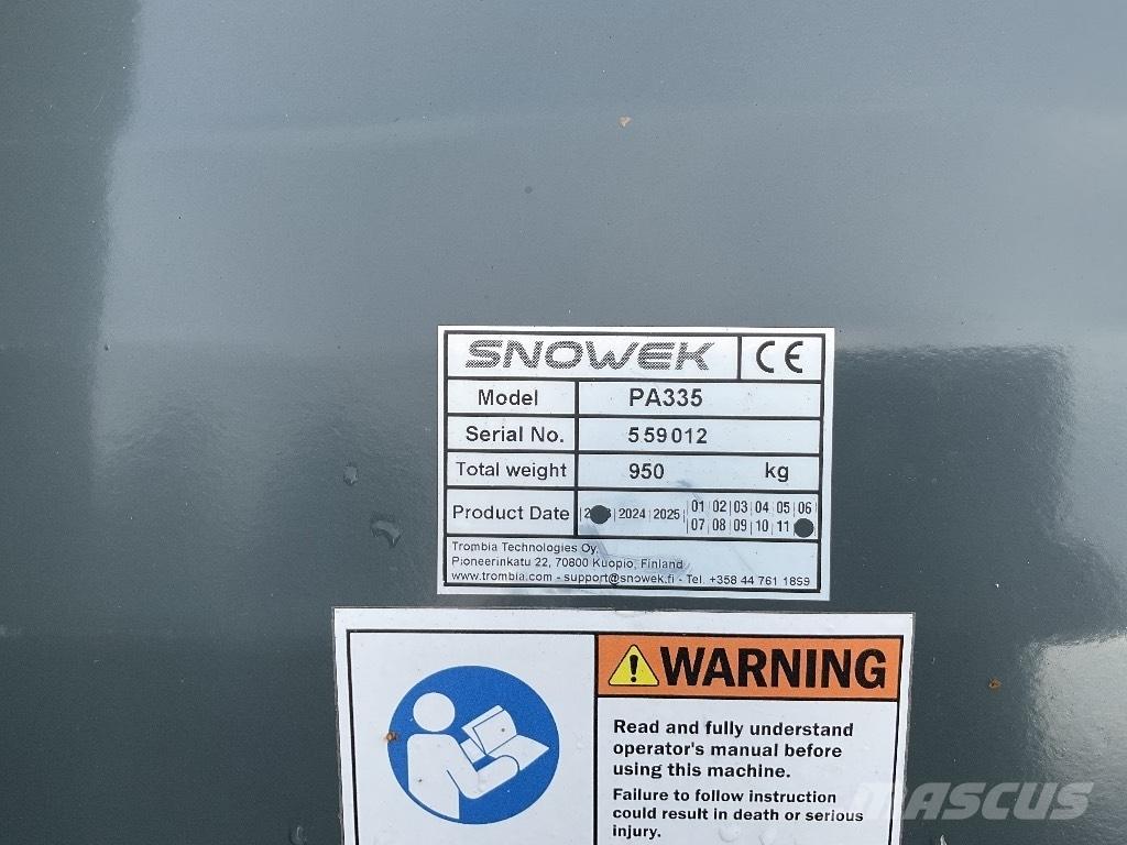 Snowek PA335 Snežne daske i plugovi