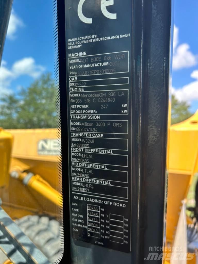 Bell B30E Zglobni damperi