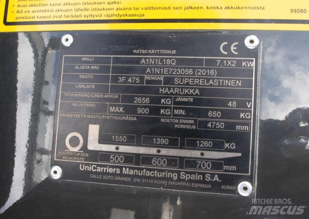 UniCarriers A1N1L18Q Električni viljuškari