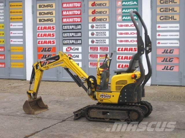 Yanmar SV 08-1A **684h** Skid steer mini utovarivači