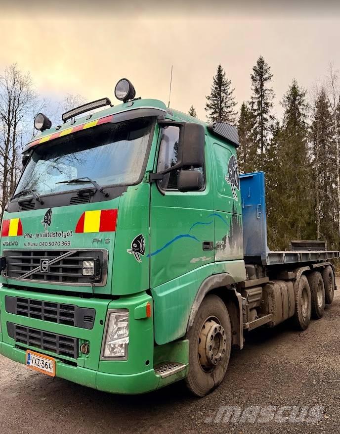 Volvo FH 16 580 Rol kiper kamioni sa kukom za podizanje tereta