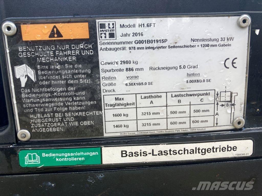 Hyster H 1.6 FT Plinski viljuškari