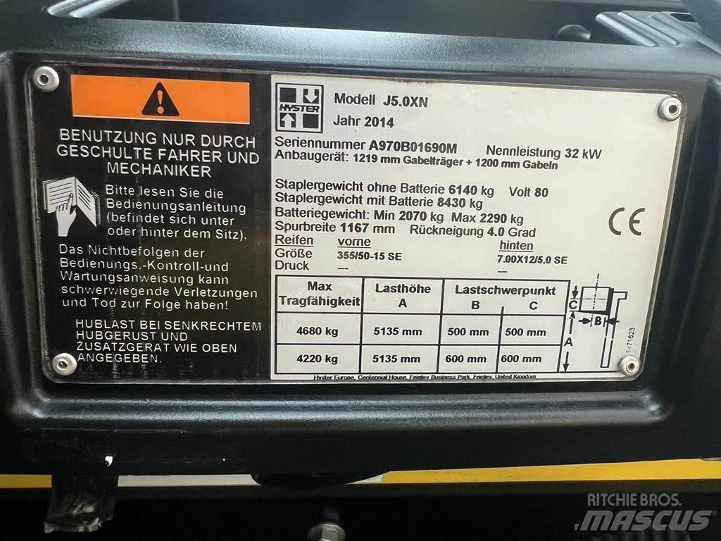 Hyster J 5.0 XN Električni viljuškari