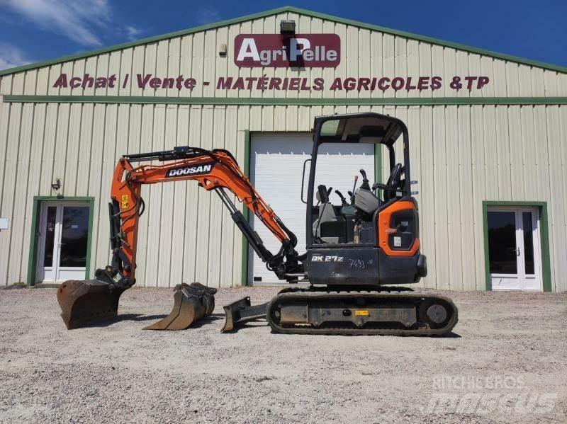 Doosan DX27Z Mini bageri < 7t