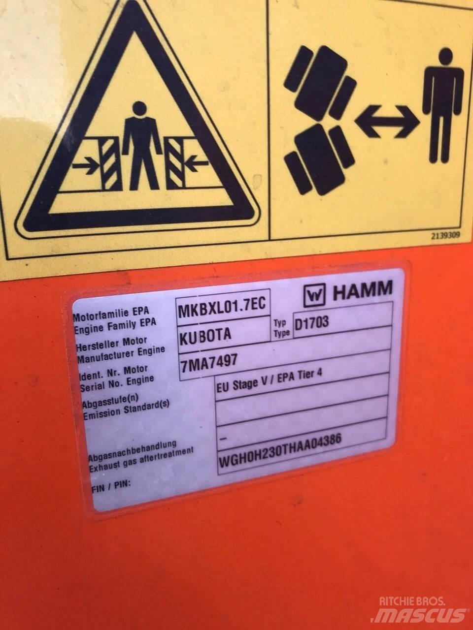 Hamm HD12VV Valjci sa duplim bubnjem