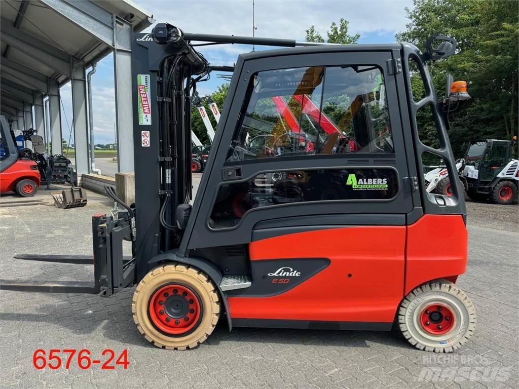 Linde E 50 HL 01 Električni viljuškari