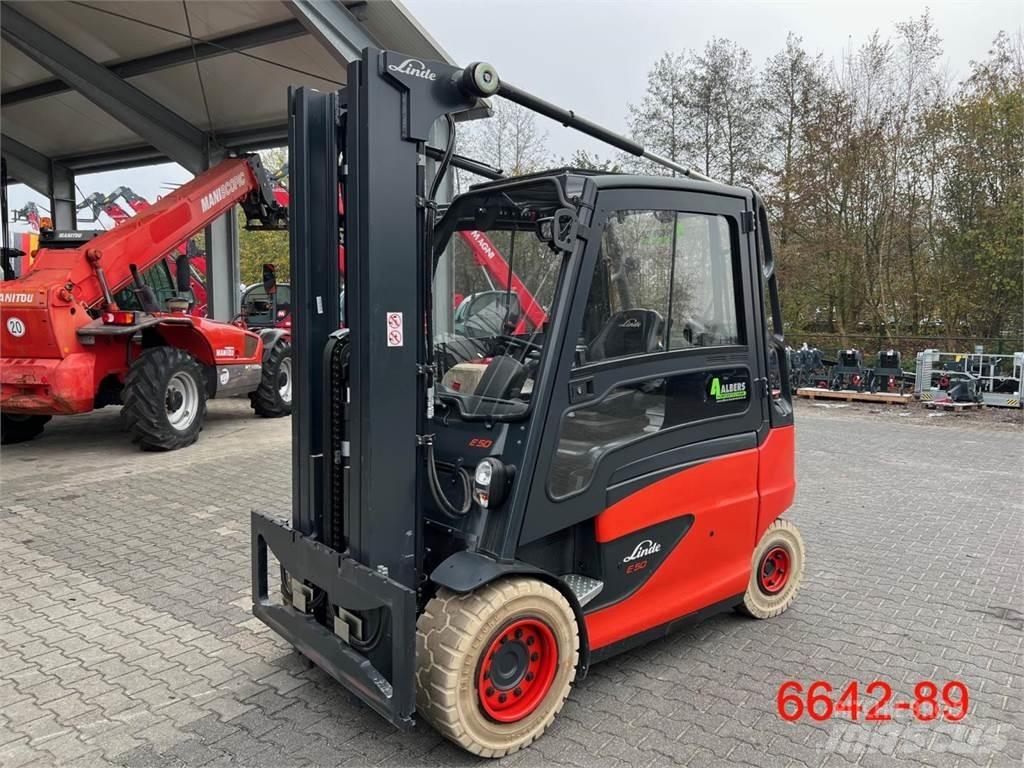 Linde E 50 HL 01 Električni viljuškari