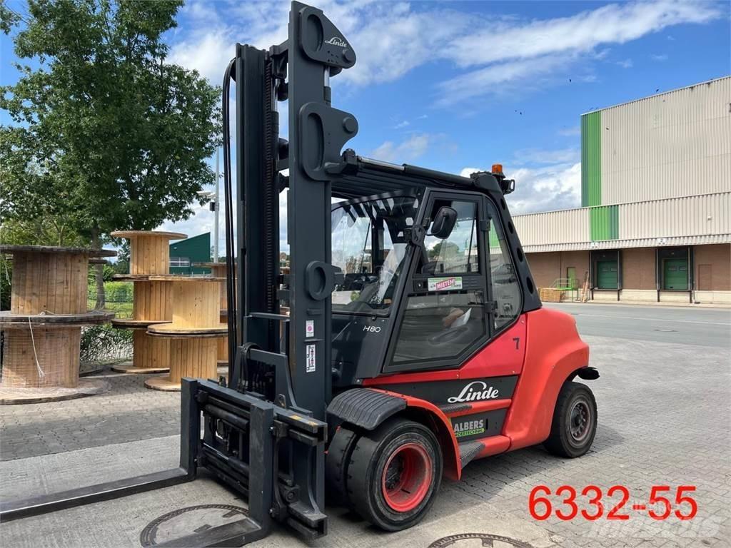 Linde H 80 D 02 900 Dizelski viljuškari