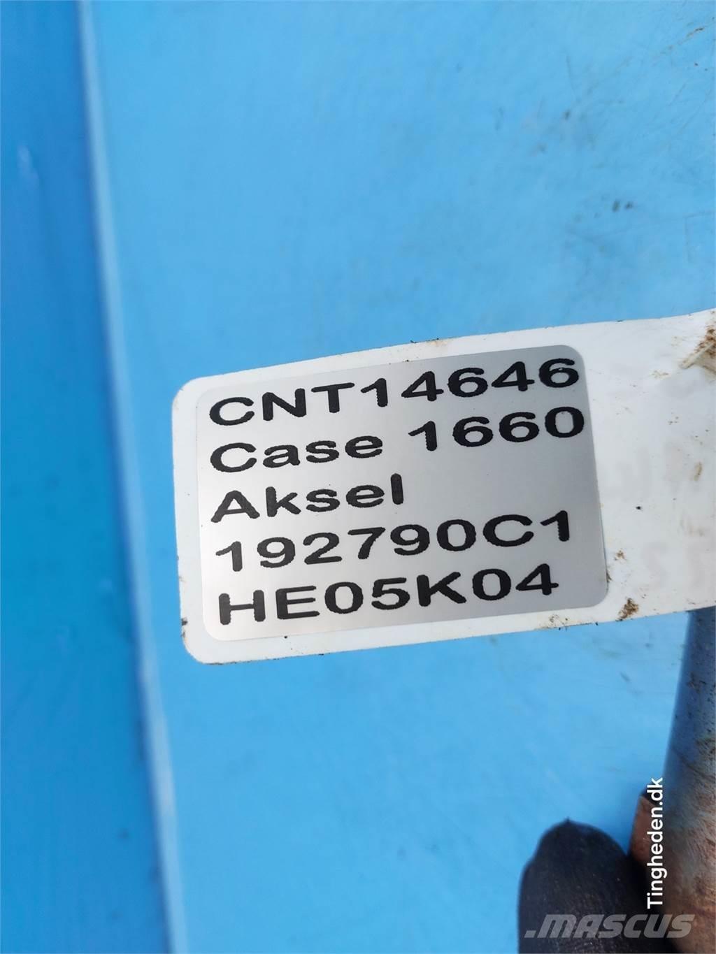 CASE 1660 Dodatna oprema za kombajne