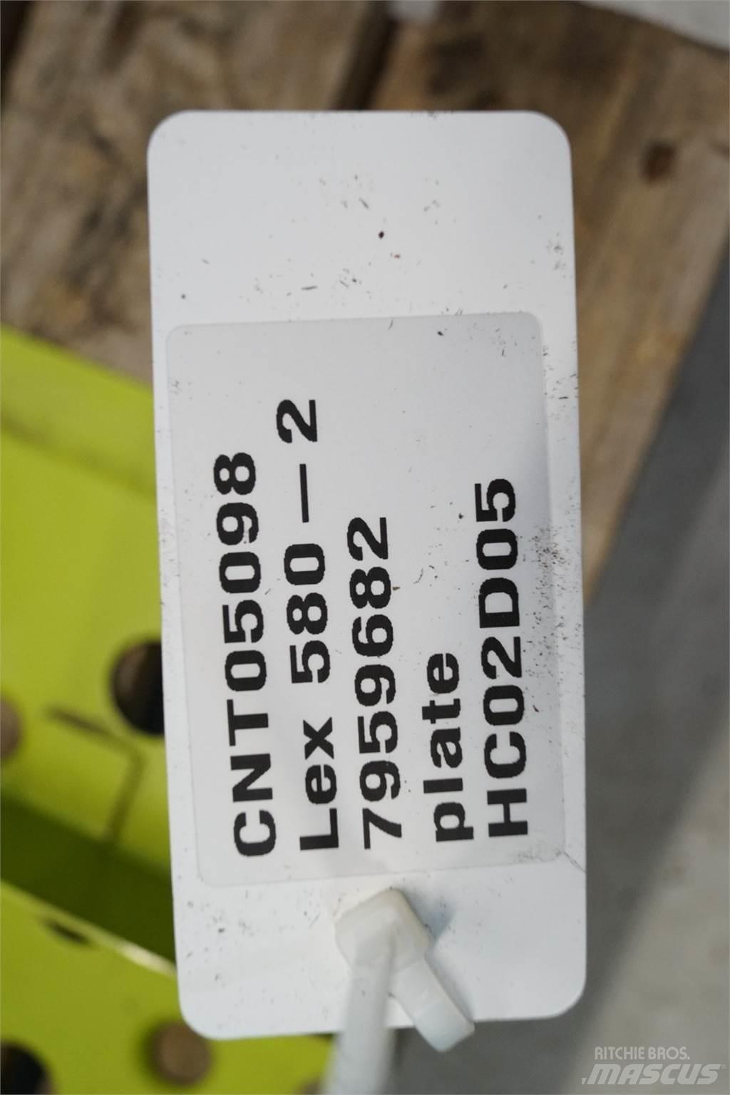 CLAAS Lexion 580 Ostale poljoprivredne mašine