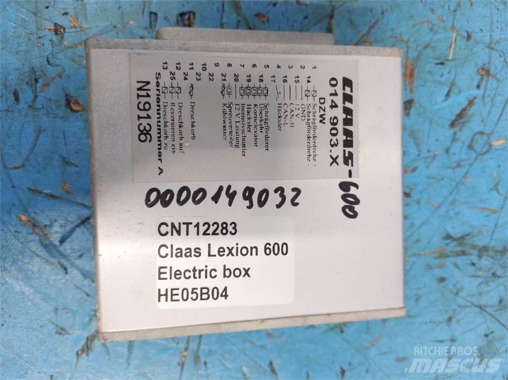 CLAAS Lexion 600 Elektronika