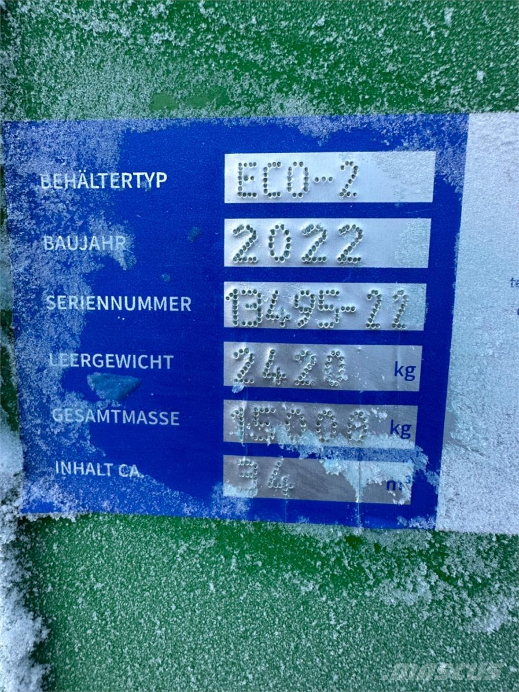  Hardox kasse Kontejneri