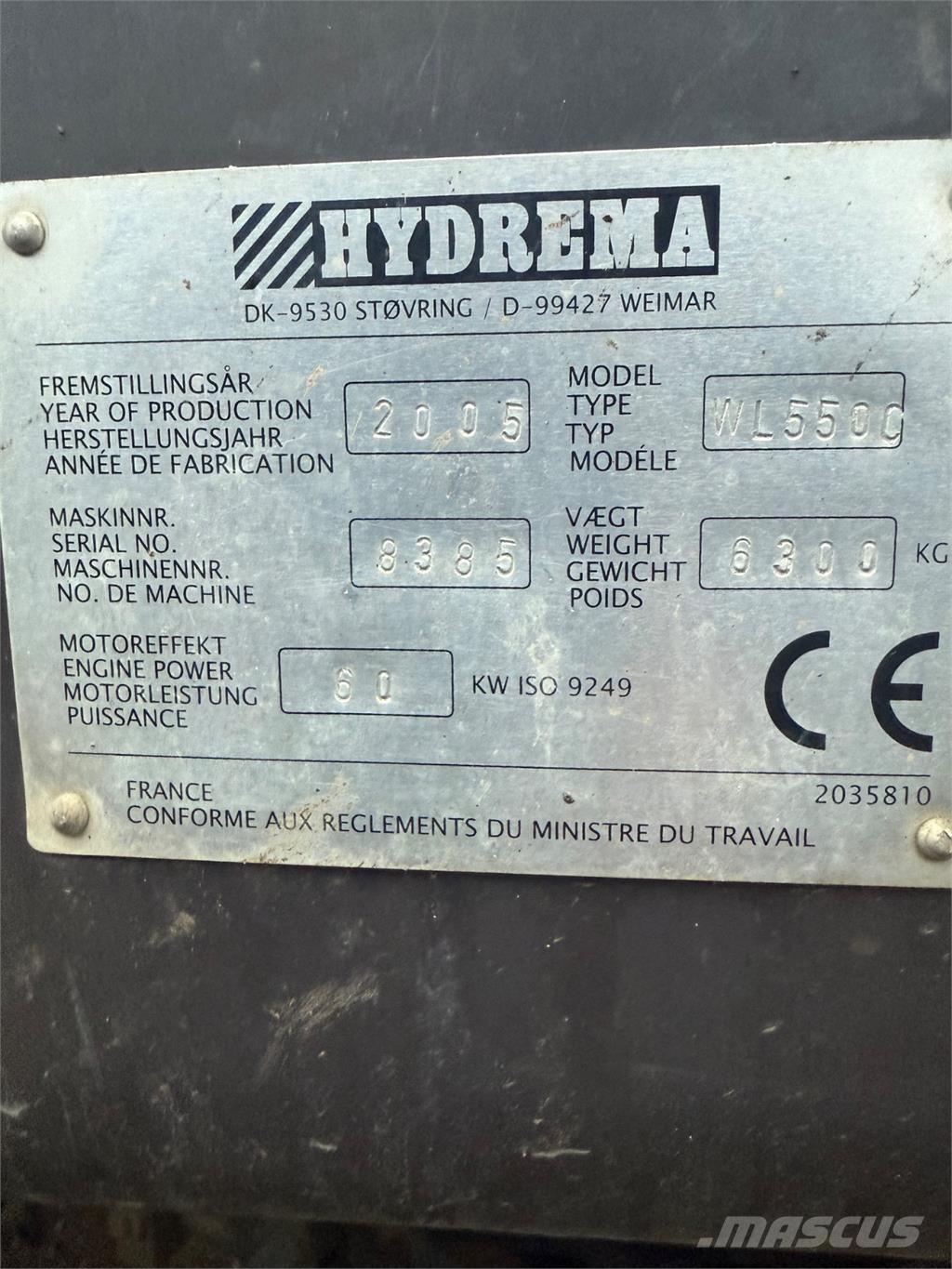 Hydrema WL550C Utovarivači na točkove