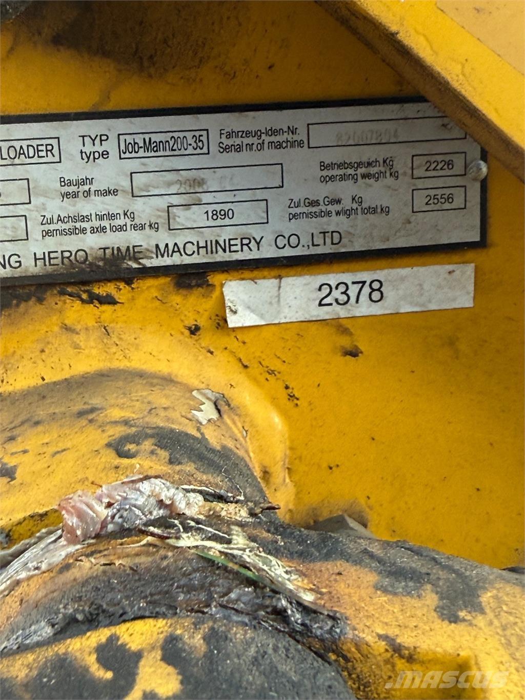 Job-Mann 200-35 Mini utovarivači