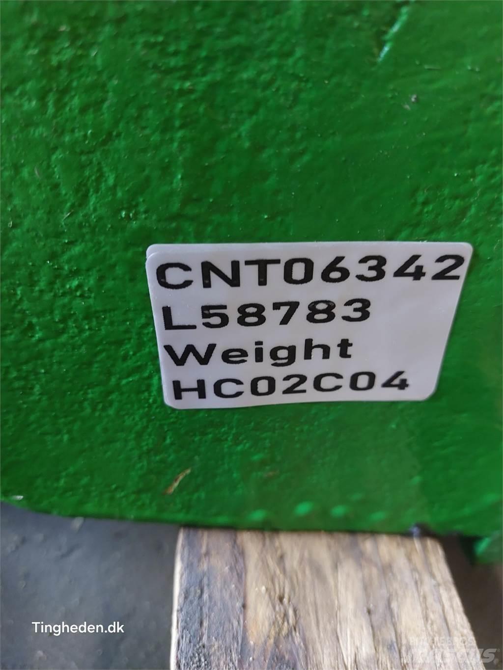 John Deere 1850 Prednji tegovi