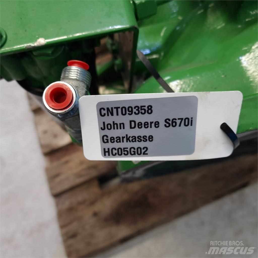 John Deere S670 Menjač