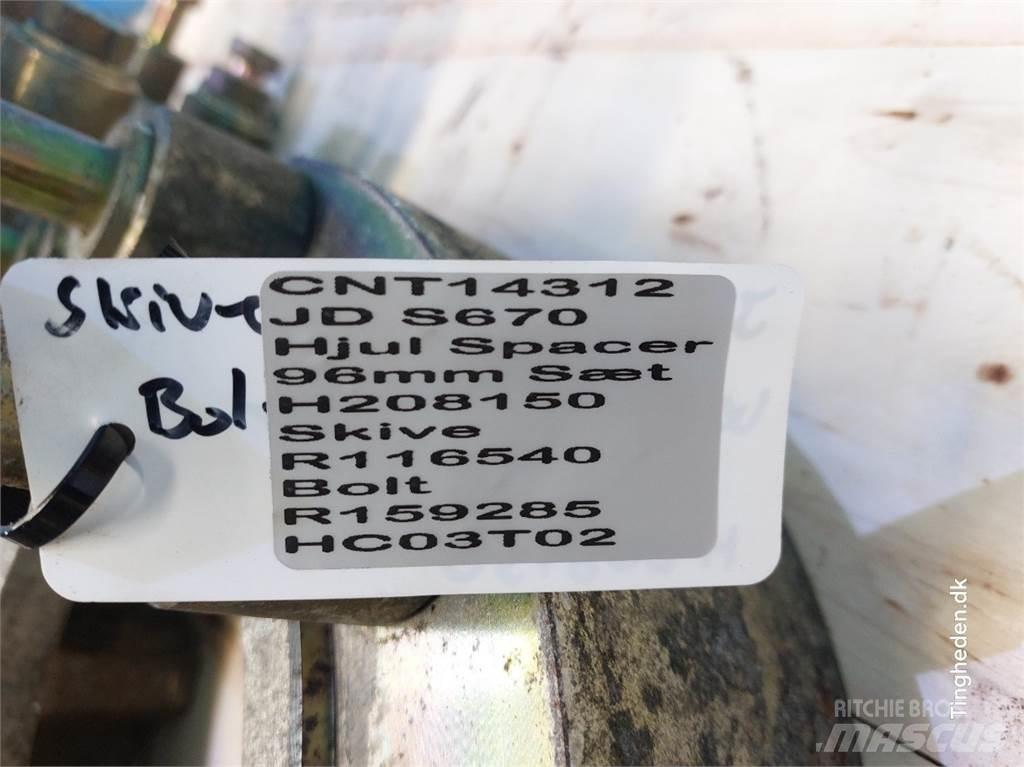 John Deere S670 Gume, točkovi i felne