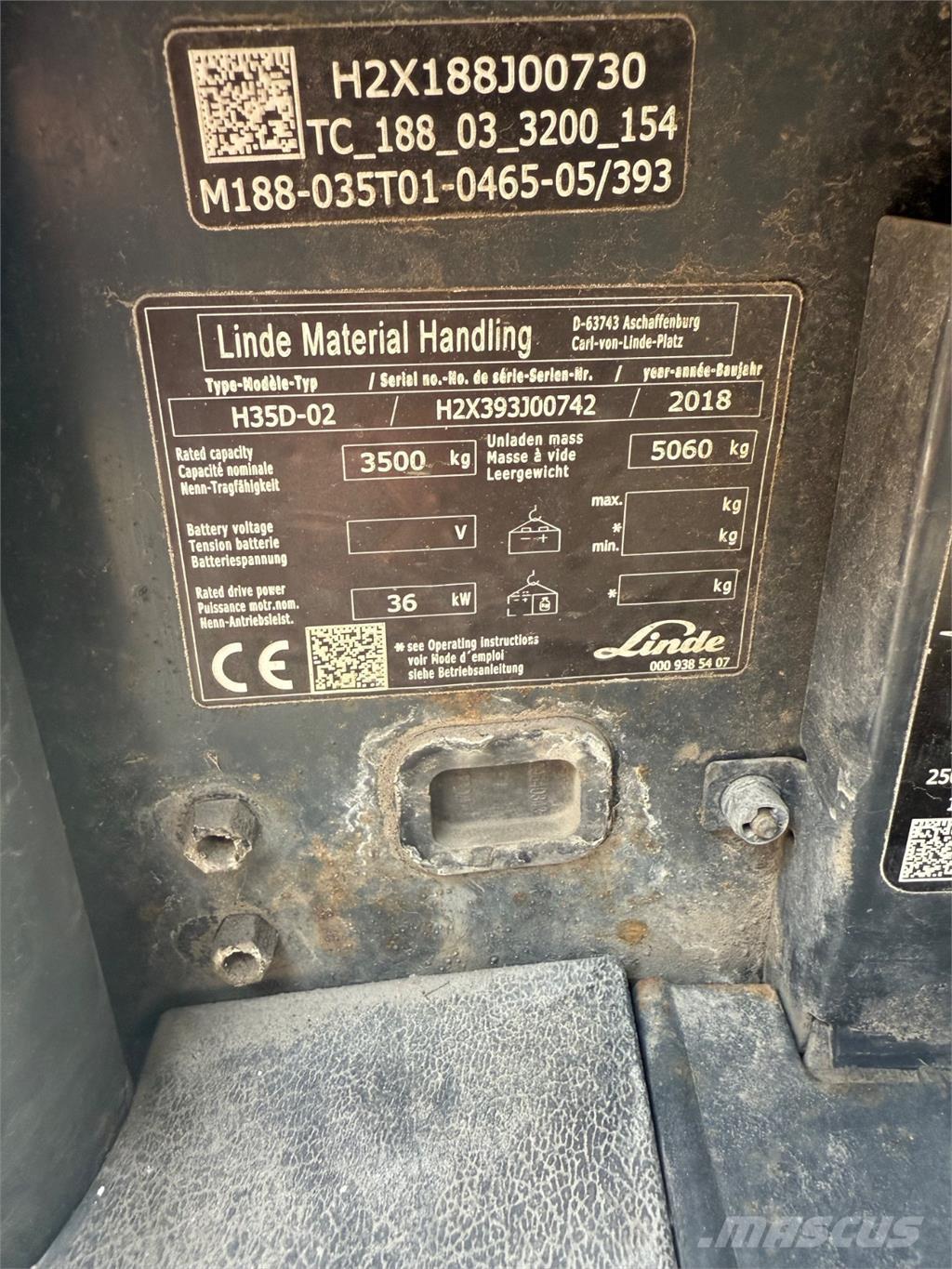 Linde H35D Dizelski viljuškari